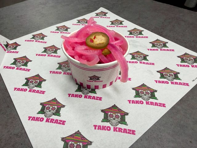 Spicy Pickled Red Onions.