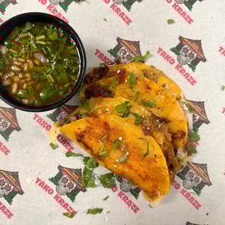 1 Snack Size Quesabirria Taco w/ Consome